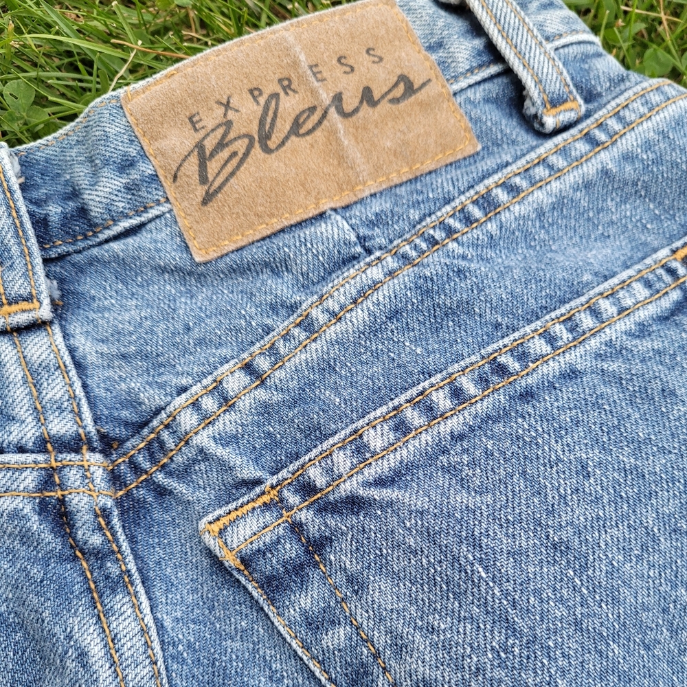 Vintage 1990s-Y2k Express Bleus High Waist Mom Je… - image 7